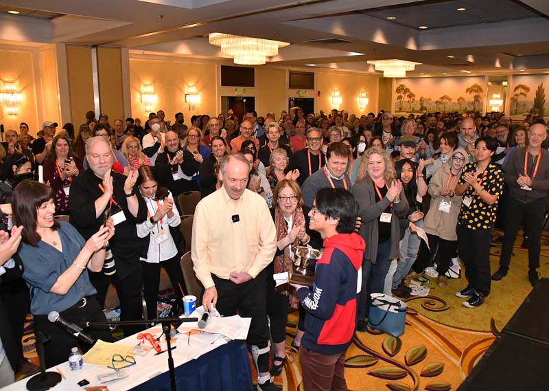 Standing Ovation for Two Time Champion, Paolo Pasco